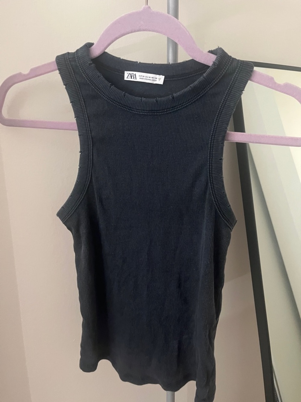 ZARA Ribbed Tank Top